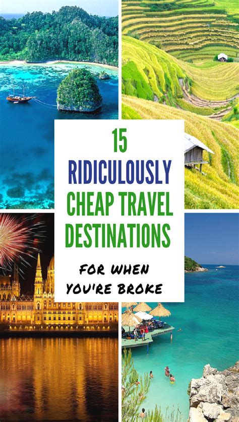 where are the cheapest places to go on holiday